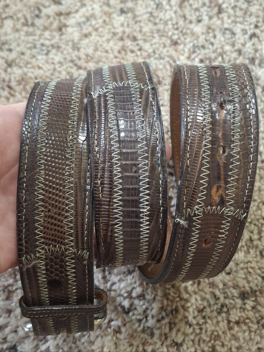 Genuine Lizard Belt